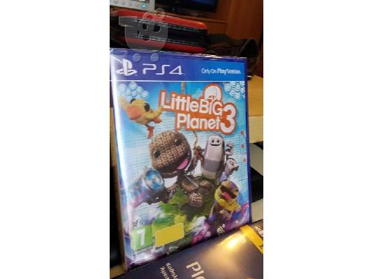 PoulaTo: LITLE BIG PLANET 3 ΓΙΑ PS4 ΣΦΡΑΓΙΣΜΕΝΟ ΜΕ ΤΗΝ ΖΕΛΑΤΙΝΑ ΤΟΥ. ΔΕΝ ΑΝΟΙΧΤΗΚΕ ΠΟΤΕ